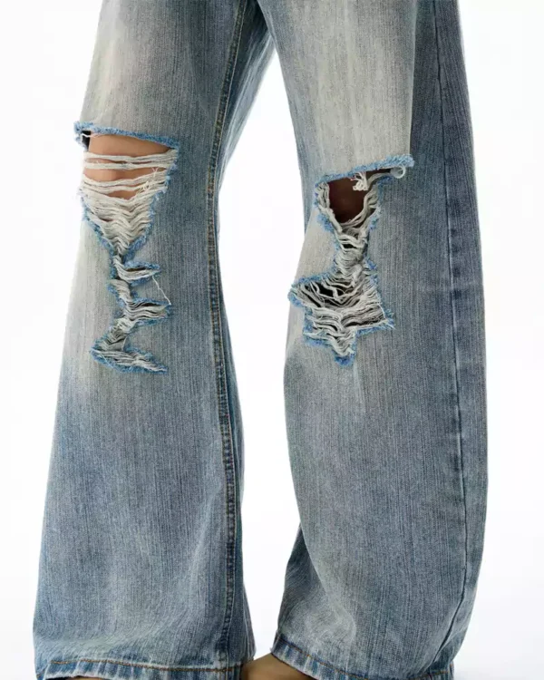 Wide leg denim women