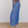 Womens denim drawstring pants