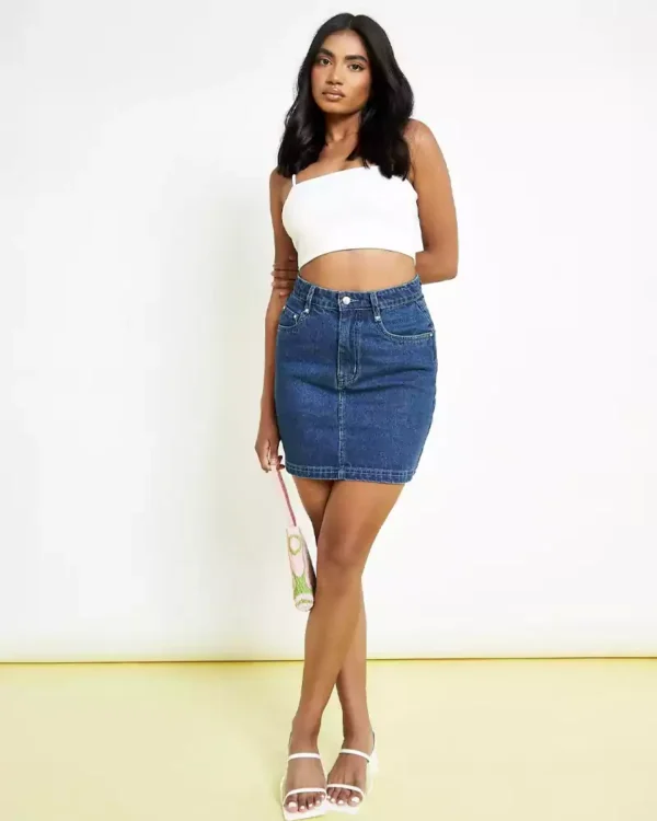 Womens mini denim skirt Womens mini denim skirt