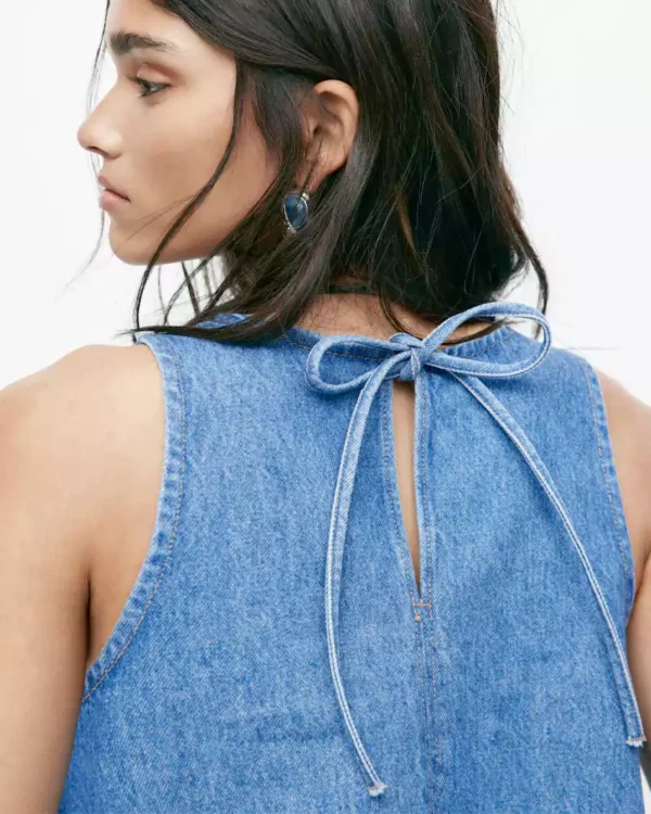Denim a line dress Denim a line dress