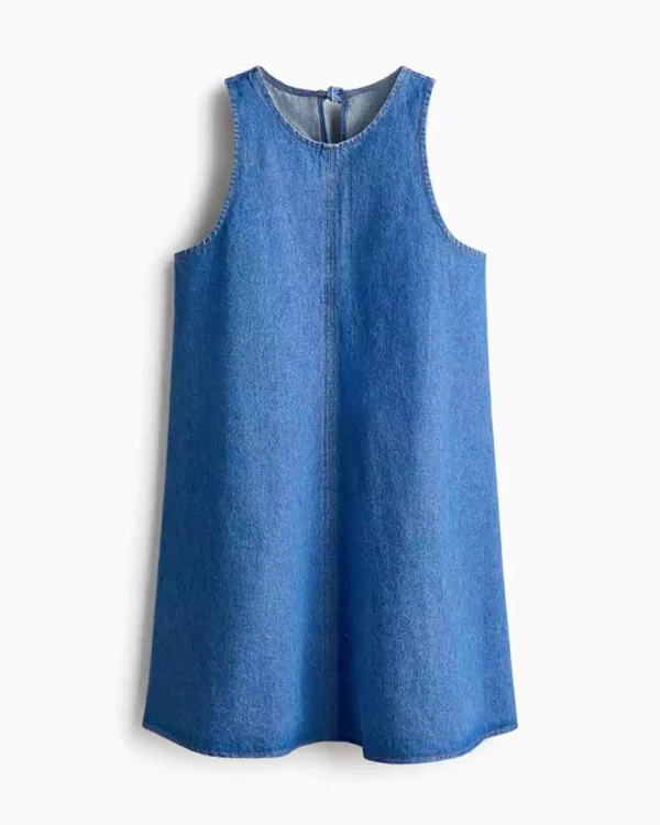 Denim a line dress Denim a line dress