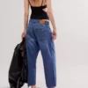Denim ankle jeans for women