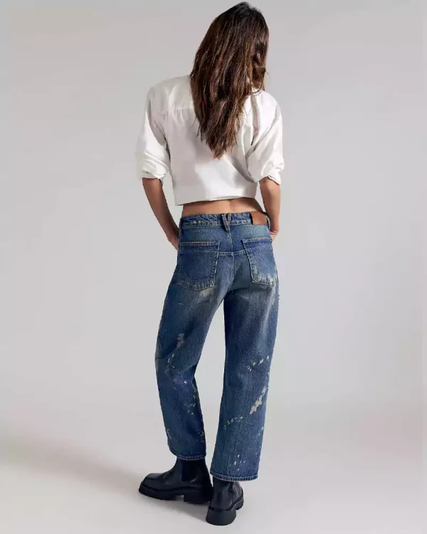 Denim boyfriend jeans