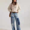 Denim boyfriend jeans for women