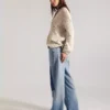 Denim boyfriend jeans for women