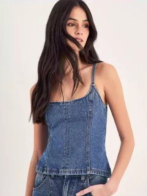 Denim cami top Denim cami top