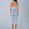 Denim capri jeans