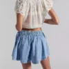 Denim cute shorts for women