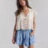 Denim cute shorts for women