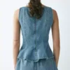 Denim shell tank top Denim shell tank top