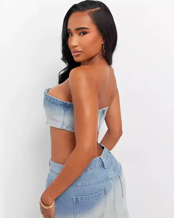 Denim summer tops for women