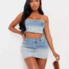 Denim summer tops for women