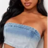 Denim summer tops for women
