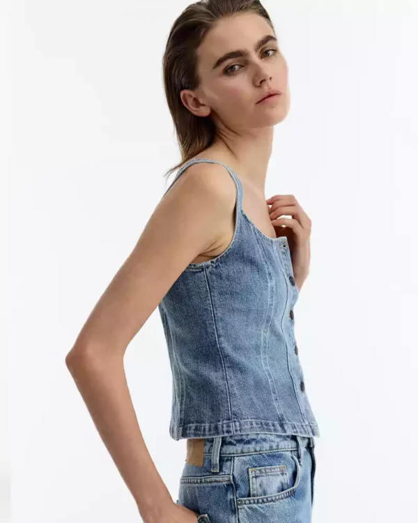 Denim top and bottom