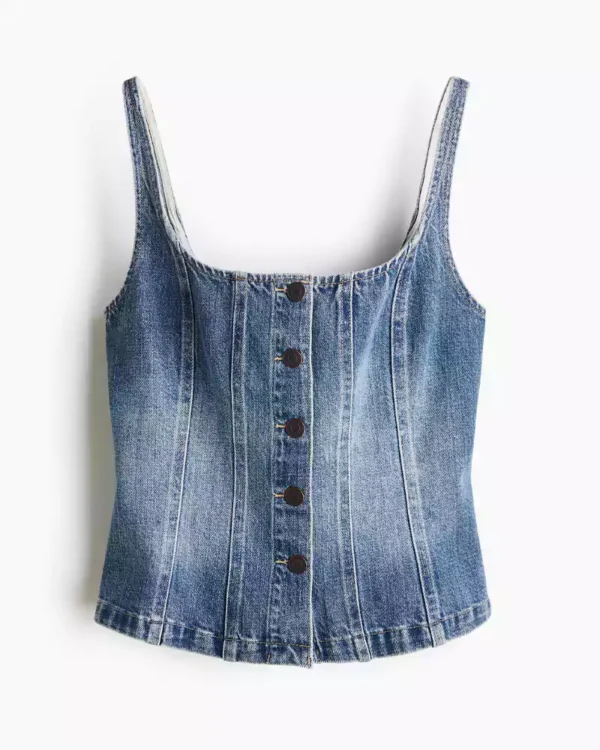 Denim top and bottom