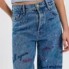 Embroidered denim jeans for women Embroidered denim jeans for women