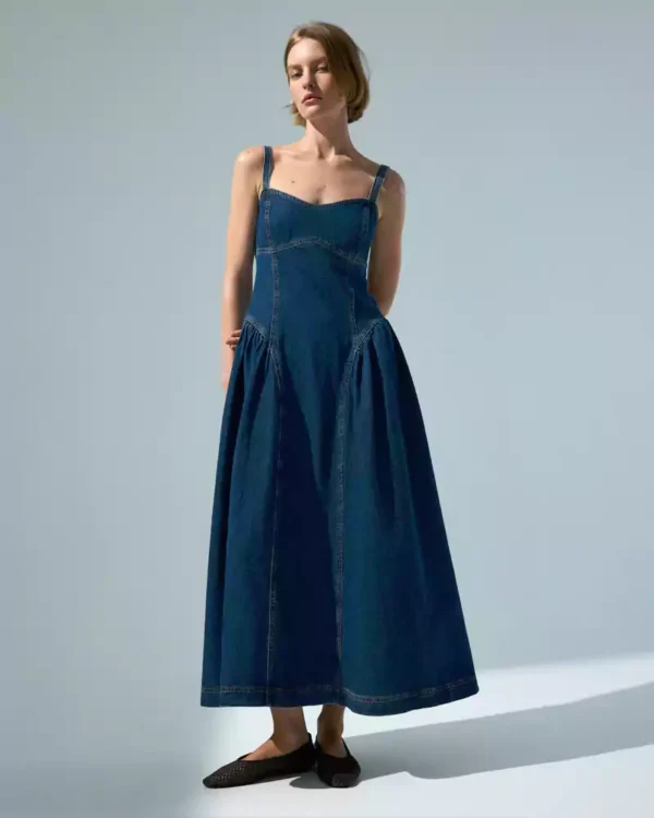 Fitted denim dresses for women Fitted denim dresses for women