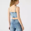 Fitted denim top