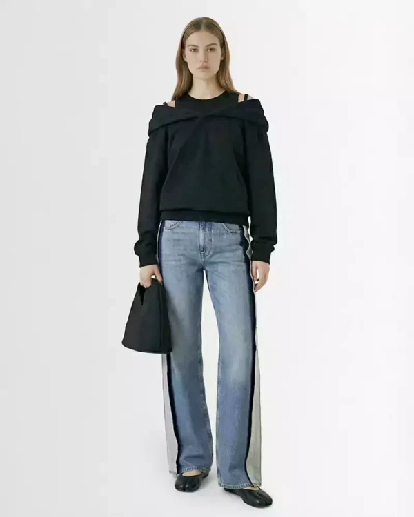 Flexible denim jeans