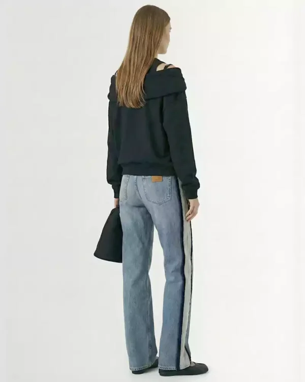 Flexible denim jeans