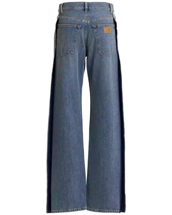 Flexible denim jeans