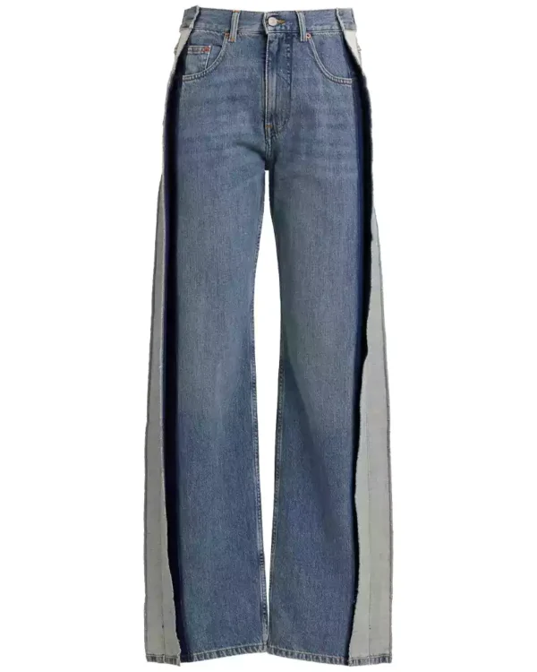 Flexible denim jeans