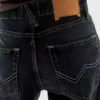 High waist denim jeans for women