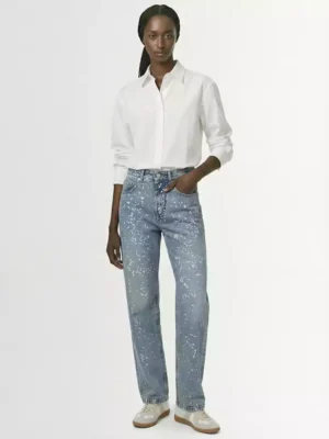 Light denim jeans womens