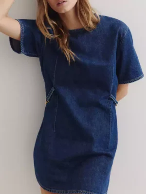 Lightweight denim dress