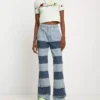 Patchwork denim jeans Patchwork denim jeans