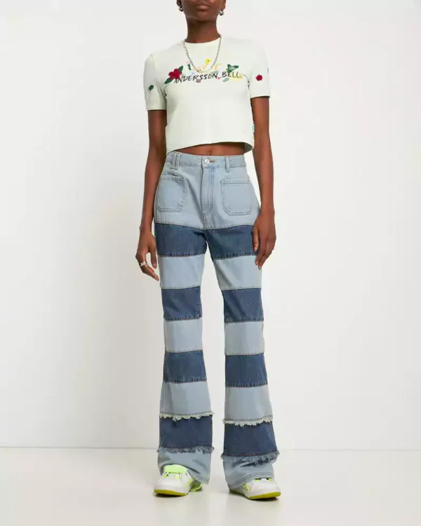 Patchwork denim jeans Patchwork denim jeans