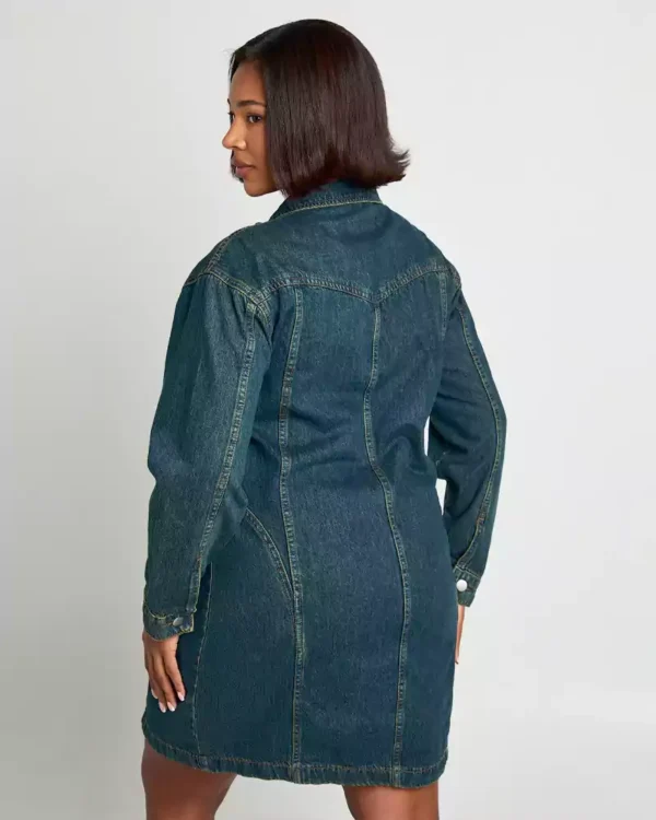 Plus denim dresses