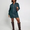Plus denim dresses