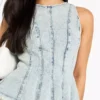 Sleeveless denim tops for women