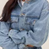 Stone wash denim jacket Stone wash denim jacket