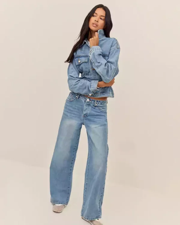 Stone wash denim jacket Stone wash denim jacket