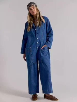 Women denim jumpsuits