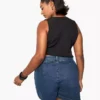Womens plus denim shorts Womens plus denim shorts