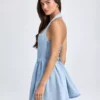 Mini dress denim