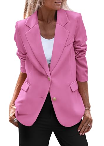 PRETTYGARDEN Women's Spring Fall Business Casual Blazers Long Sle...