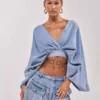 Blouse womens denim