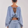 Blouse womens denim