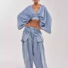 Blouse womens denim