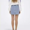 Button front denim skirt mini Button front denim skirt mini