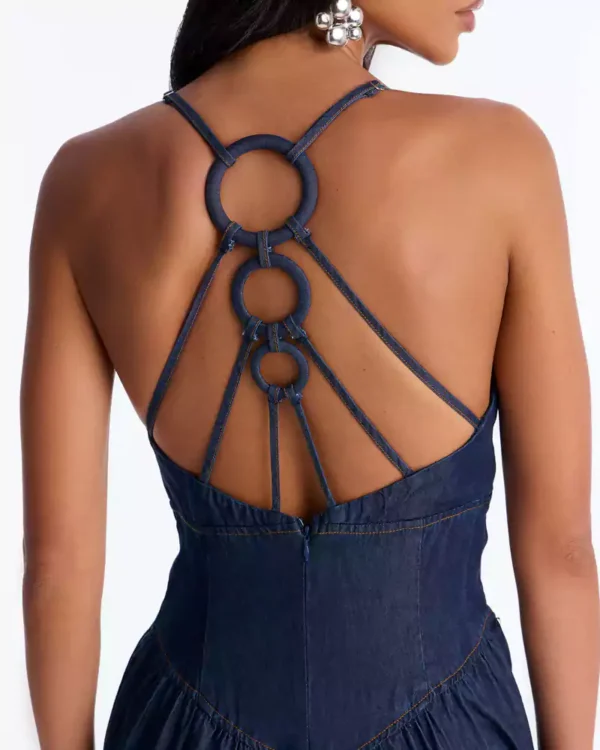 Denim jumpsuit plus size