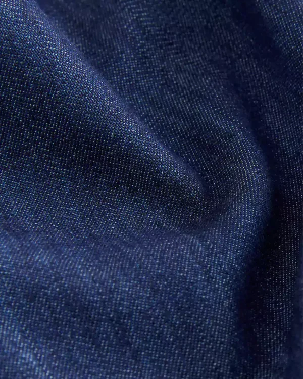 Denim long sleeve shirt dress