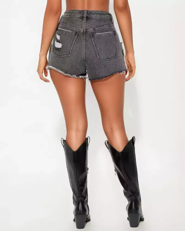 Designer denim shorts for women