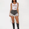 Designer denim shorts for women