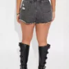 Designer denim shorts for women