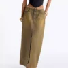 Maxi skirts denim